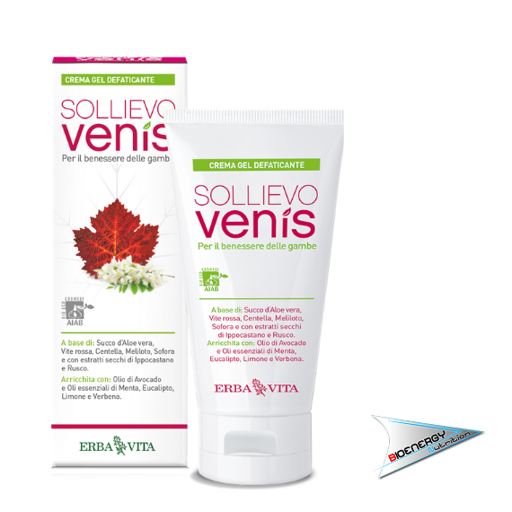 Erba Vita-SOLLIEVO VENIS CREMA GEL DEFATICANTE (Conf. 100 ml)     